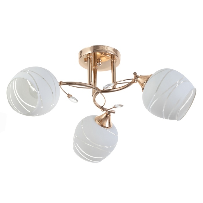 Люстра Люстра "Рафаэль" 3х60Вт Е27 Золото 56х56х22,5см