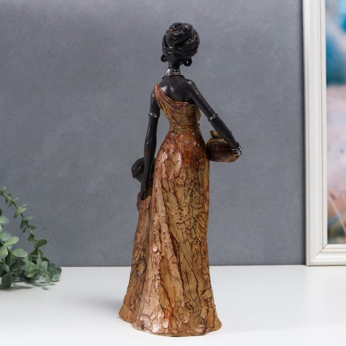 Сувенир полистоун  Сувенир полистоун "Мать и дочь. Африка" 35х13 см