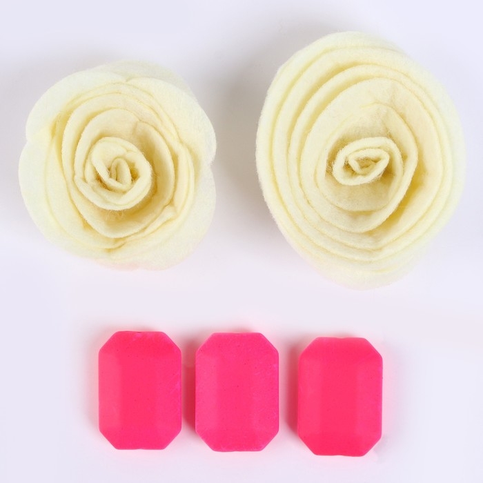 Набор для творчества: декор из фетра и набор бусин «Цветочный орнамент» Набор для творчества: декор из фетра и набор бусин «Цветочный орнамент»