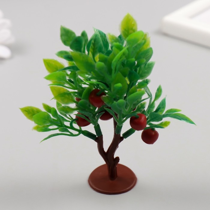 Искусственное растение для творчества пластик Искусственное растение для творчества пластик "Куст яблони" 7,5х10 см