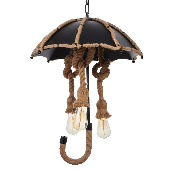 Люстра 1353/3 E14 40Вт черный 47х47х90 см