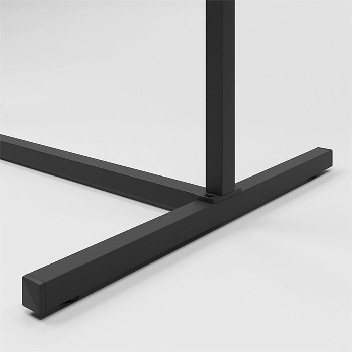 Вешало напольное без выноса 120×50×150 см, цвет чёрный Вешало напольное без выноса 120×50×150 см, цвет чёрный