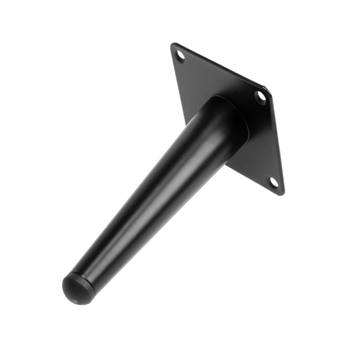 Опора мебельная CAPPIO OP07,h=150мм,толщ площ 1,8,  цвет матовый черный Опора мебельная CAPPIO OP07,h=150мм,толщ площ 1,8,  цвет матовый черный