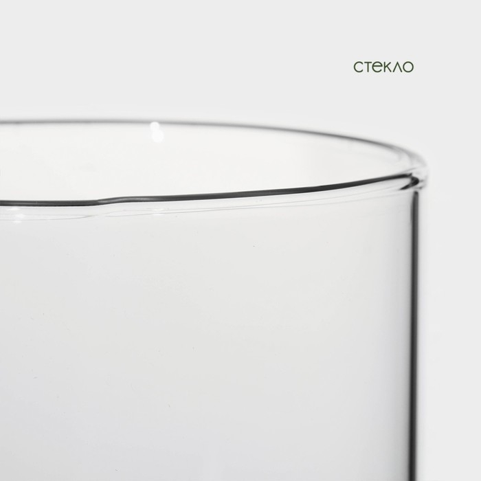 Банка стеклянная для хранения сыпучих продуктов BellaTenero «Эко», 2,5 л, 12×25 см, с бамбуковой крышкой