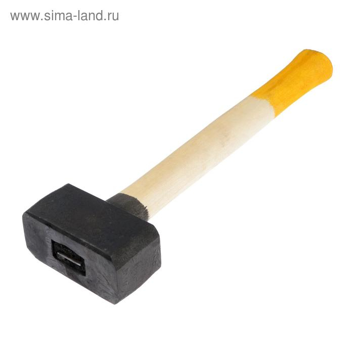 Кувалда кованая ЛОМ, 3 кг, деревянная рукоятка Кувалда кованая ЛОМ, 3 кг, деревянная рукоятка