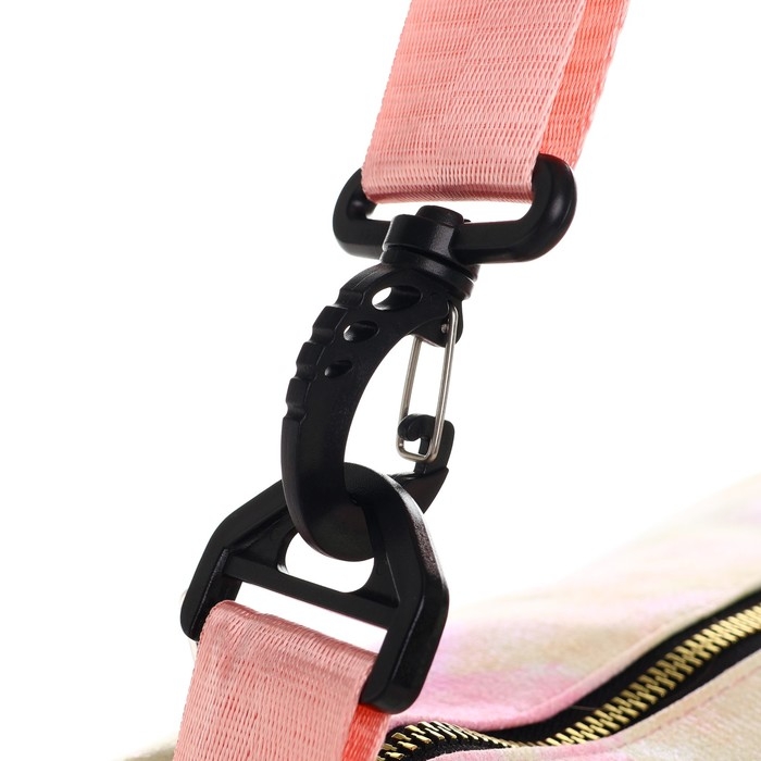 Сумка детская спортивная для девочки с блёстками, розовый цвет