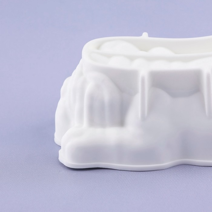 Молд «Пёсик», силикон, 9,5×7×3,2 см, цвет белый Молд «Пёсик», силикон, 9,5×7×3,2 см, цвет белый