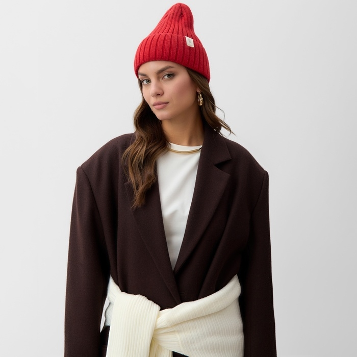 Шапка женская MIST, красный, р. 56 Шапка женская MIST, красный, р. 56