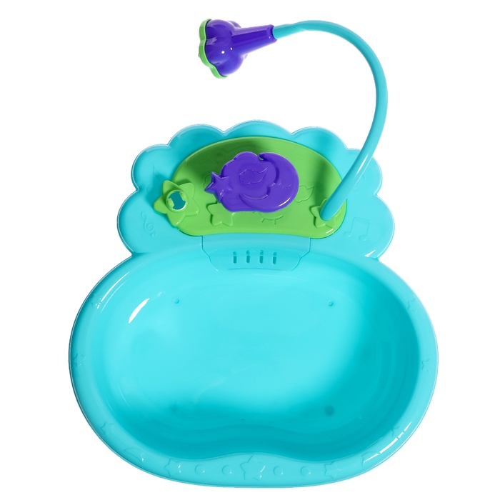 Набор игрушек для купания с ванночкой «Купание зверят», 12 предметов, МИКС Набор игрушек для купания с ванночкой «Купание зверят», 12 предметов, МИКС