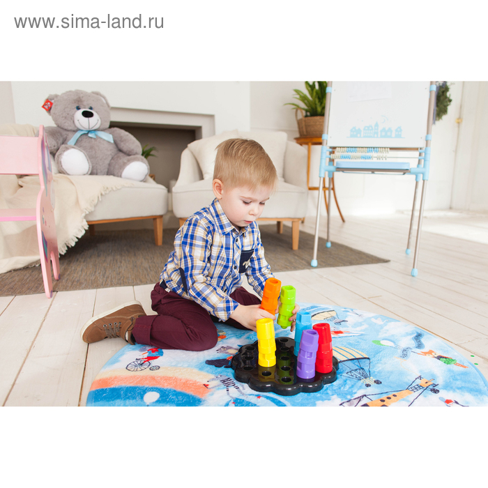 Развивающая игрушка «Пирамидка-мозаика», сортер, цвета, по методике Монтессори Развивающая игрушка «Пирамидка-мозаика», сортер, цвета, по методике Монтессори