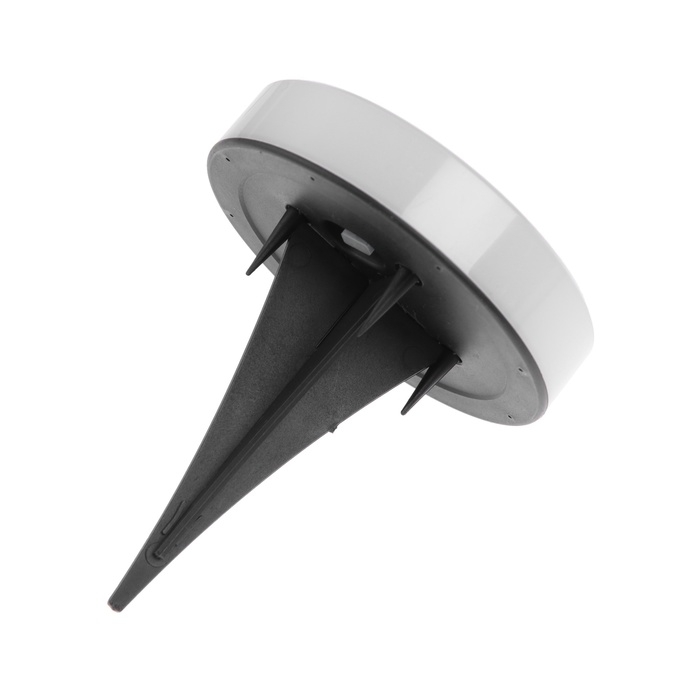 Светильник на солнечной батарее Светильник на солнечной батарее "Еврогарант", "Техно круг" 10.5x12.5 см, IP44, 8 LED, БЕЛЫЙ