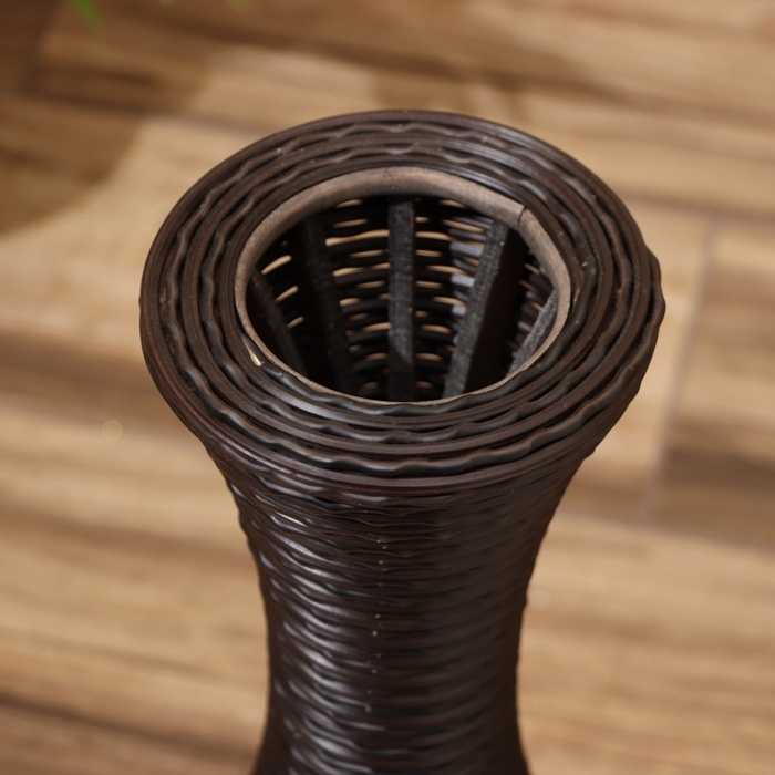 Ваза плетёная, напольная 24х24х60 см (+/- 3 см) Ваза плетёная, напольная 24х24х60 см (+/- 3 см)