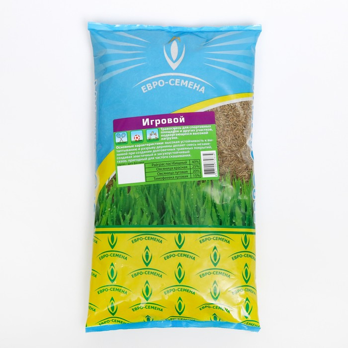 Семена Газонная травосмесь  Семена Газонная травосмесь "Игровой", 1 кг