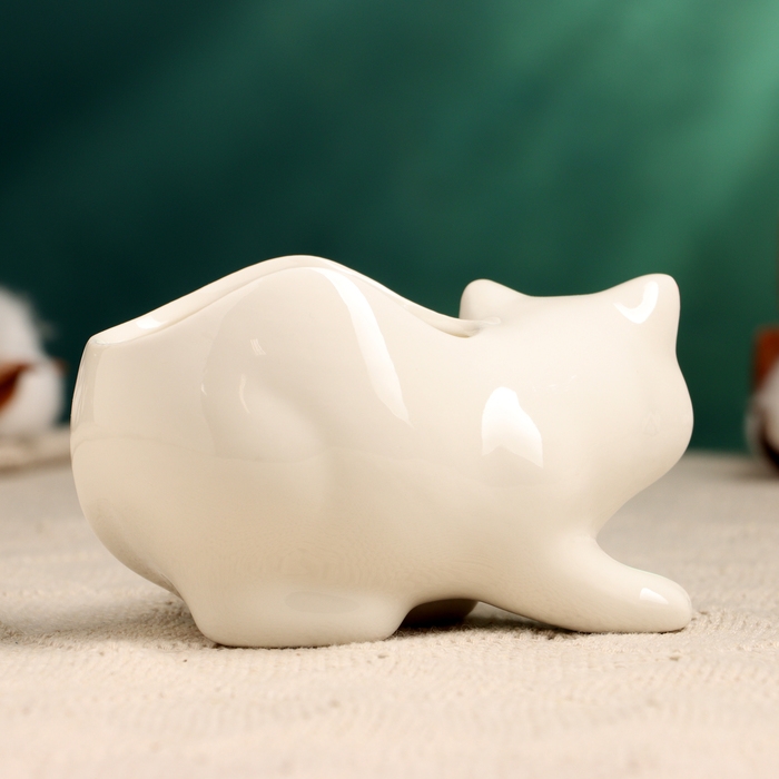 Горшок  Горшок "Кошка" 11х6х6,5см