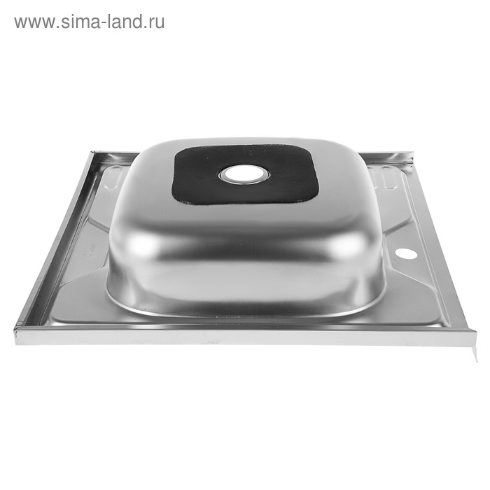 Мойка кухонная Accoona AD6060-4L, накладная, левая, толщина 0.4 мм, 600х600х140 мм, матовая Мойка кухонная Accoona AD6060-4L, накладная, левая, толщина 0.4 мм, 600х600х140 мм, матовая