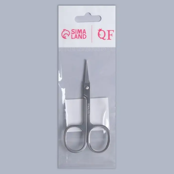 Ножницы маникюрные, для кутикулы, загнутые, узкие, 9 см