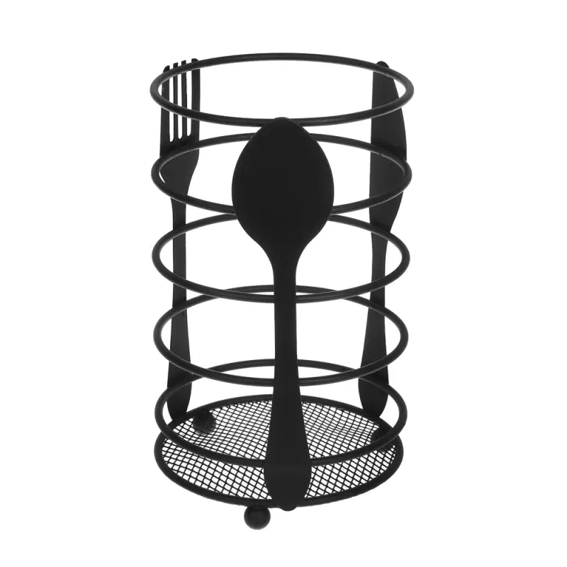 Подставка для столовых приборов тм VETTA Кухня, 10х10х16,5см, сталь Q195, 2 цвета