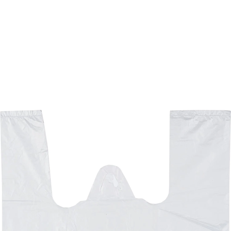 Пакет-майка ПНД 25+12х45 12мкм 100шт./уп. белая