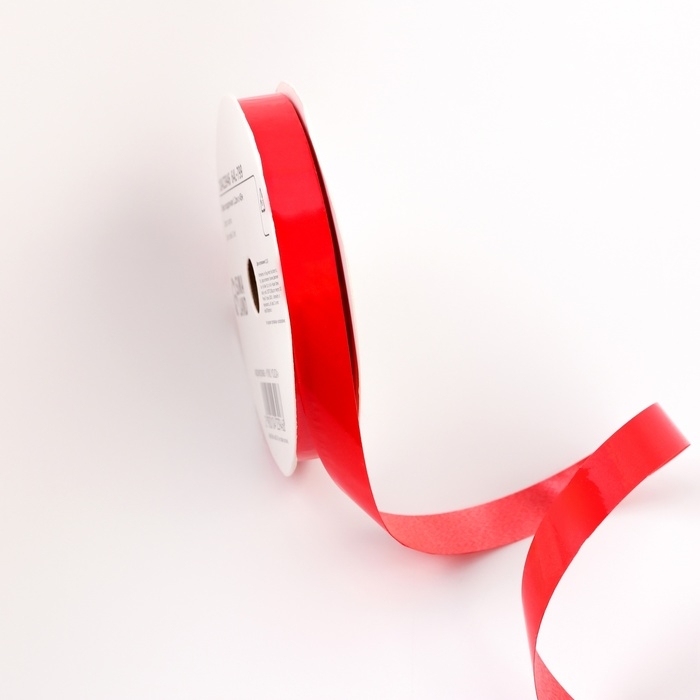 Лента для декора и подарков Лента для декора и подарков "Глянец", 1,2см х 45м, красная