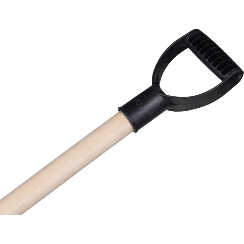 Лопата д/уборки снега РусТрейд№3 пласт/ковш 40x45х145см дер/черен зи-00412