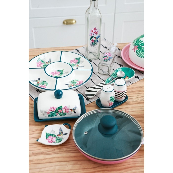 Подставка под чайный пакетик Доляна «Тропики», 12×9 см Подставка под чайный пакетик Доляна «Тропики», 12×9 см