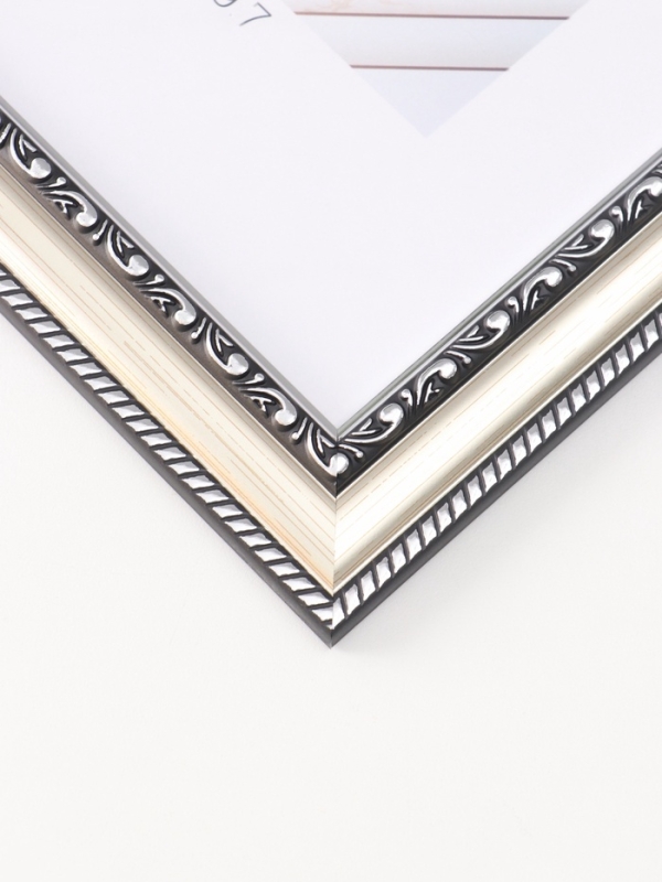 Фоторамка пластик Фоторамка пластик "МИРАМ" 21х29,7 см (A4), серебро