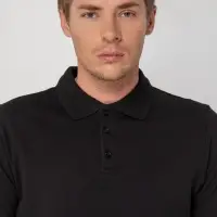 Рубашка поло мужская Virma light, черная, размер S