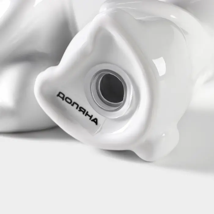 Набор для специй Доляна &laquo;Зайка&raquo;, солонка 50 мл, перечница 50 мл, доломит, белый