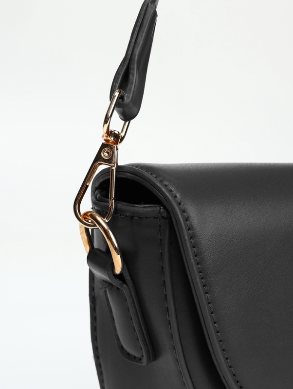 Сумка женская мессенджер на молнии, цвет чёрный Сумка женская мессенджер на молнии, цвет чёрный