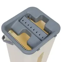 Набор для уборки с отжимом и сменной насадкой тм VETTA, доп.насадка, ведро 5л, пластик, металл