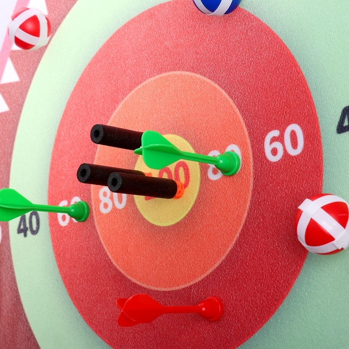 Дартс с бластером  Дартс с бластером "Акула", стреляет мягкими пулями, мячи и дротики на липучке