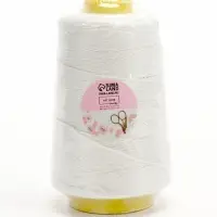 Нитки для прошивки документов, 450 м, белые