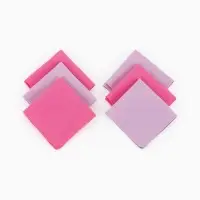 Набор платочков Крошка Я Лиловый персик 20*20 см - 6 шт, муслин, 100 % хлопок