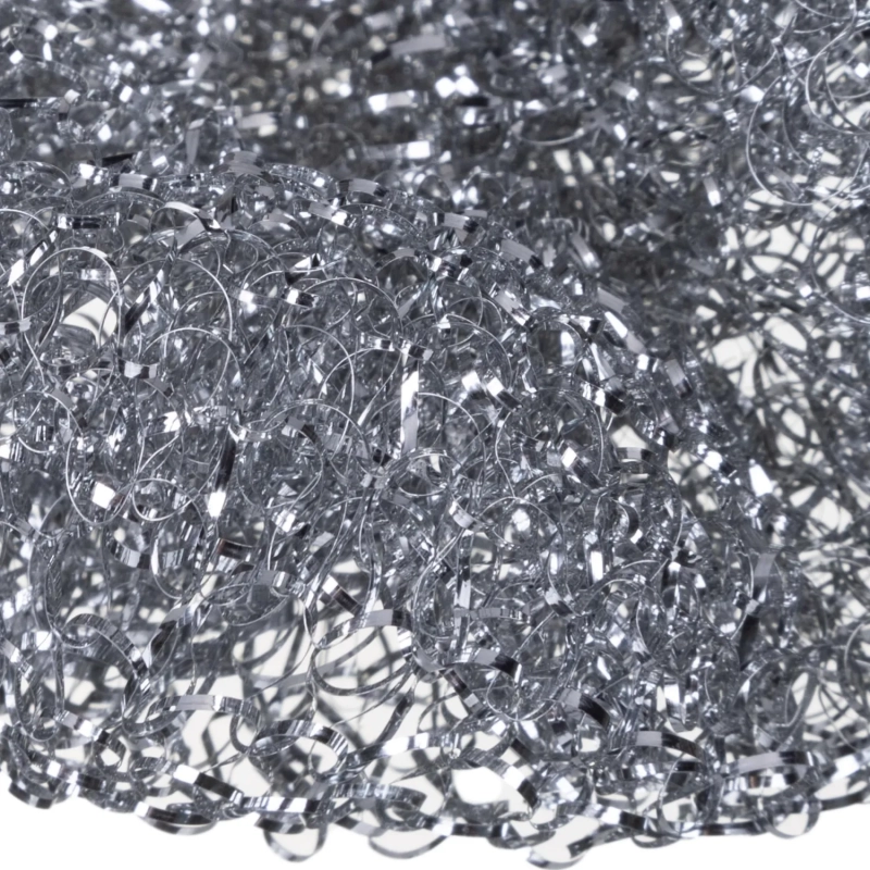 Губка-мочалка металлическая для мытья посуды 80x80x25мм 12г 5шт/уп