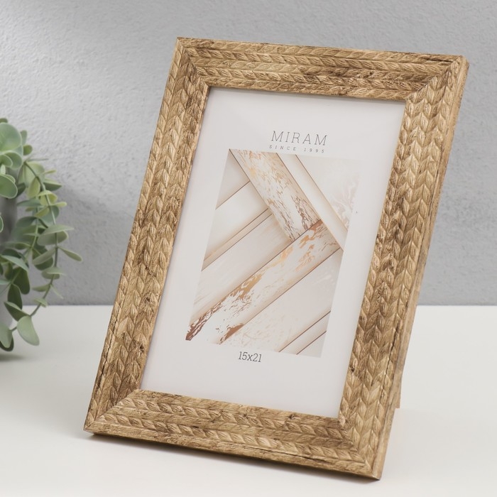 Фоторамка пластик Фоторамка пластик "МИРАМ" 15х21 см, 651744-6 (пластиковый экран)