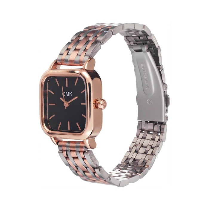 Часы наручные женские, золото с серебром Часы наручные женские, золото с серебром