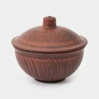 Кокотницы, набор 2 шт., 700 мл, 14&times;15 см, красная глина