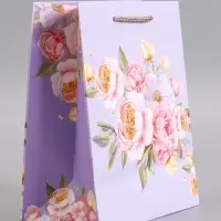 Пакет подарочный ламинированный &laquo;Цветочная симфония&raquo;, 18&times;22.3&times;10 см