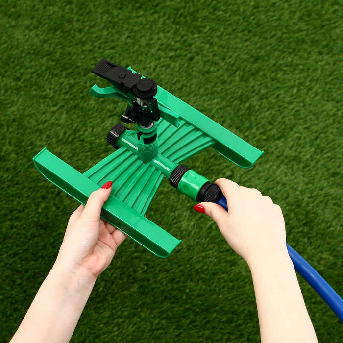 Распылитель импульсный, под коннектор, горизонтальный, пластик, Greengo Распылитель импульсный, под коннектор, горизонтальный, пластик, Greengo