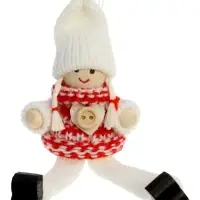 Елочная игрушка &laquo;Зимние куколки&raquo;, МИКС