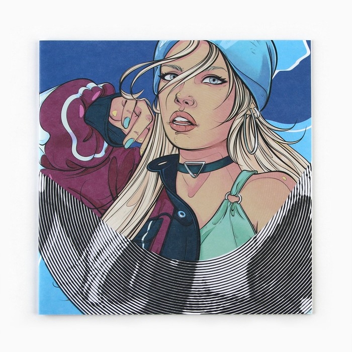 Спиральная раскраска-антистресс &laquo;Женская энергия&raquo;, 20 х 20 см