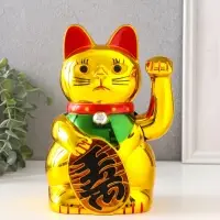 Маятник настольный антистресс &laquo;Кот: Манэки-нэко&raquo;, h=21 см
