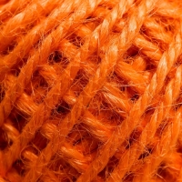 Пряжа 100% джут "Softino Jute Colored" 50м &plusmn;2м оранжевый 50 гр