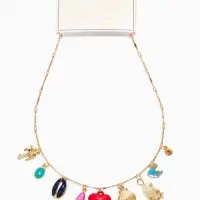 Колье &laquo;Море любви&raquo;, L=40 см, цветное в золоте