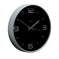 Часы настенные классические &laquo;Эдит&raquo;, серия: Интерьер, d=30.5 см, серебристые