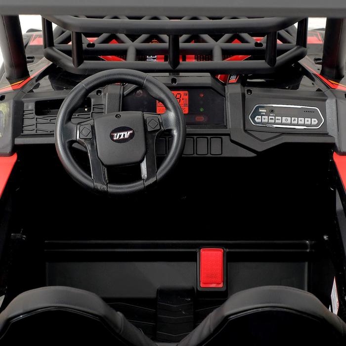 Электромобиль «БАГГИ», максимальная нагрузка 100 кг, АКБ 24V, кожаное сидение, цвет красный Электромобиль «БАГГИ», максимальная нагрузка 100 кг, АКБ 24V, кожаное сидение, цвет красный