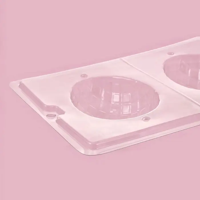 Форма для шоколада &laquo;Фаберже&raquo;, 2 ячейки, 26.5&times;20.5&times;5.5 см, пластик, прозрачная