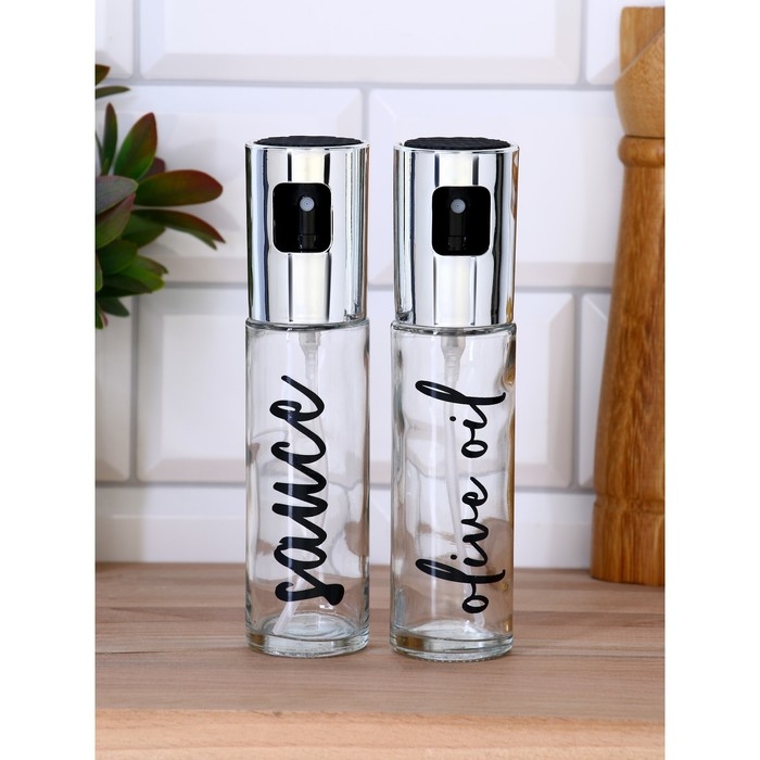 Набор распылителей для масла и уксуса «Oil», 2 шт х 100 мл Набор распылителей для масла и уксуса «Oil», 2 шт х 100 мл