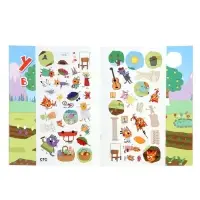 Книжка с наклейками "Три кота. Наши каникулы", Веселые наклейки. 8 стр.