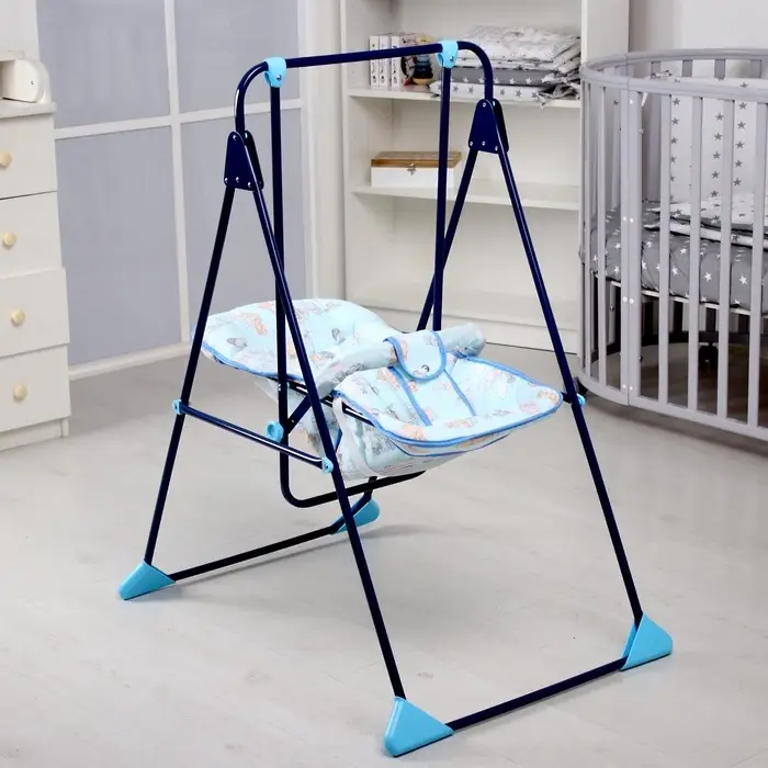 Качели детские напольные &laquo;Ветерок-Люкс&raquo;, синий, МИКС